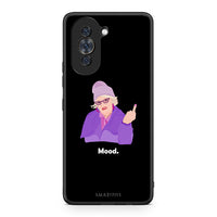 Thumbnail for Huawei Nova 10 Grandma Mood Black θήκη από τη Smartfits με σχέδιο στο πίσω μέρος και μαύρο περίβλημα | Smartphone case with colorful back and black bezels by Smartfits