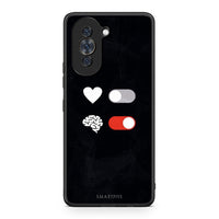 Thumbnail for Huawei Nova 10 Heart Vs Brain Θήκη Αγίου Βαλεντίνου από τη Smartfits με σχέδιο στο πίσω μέρος και μαύρο περίβλημα | Smartphone case with colorful back and black bezels by Smartfits