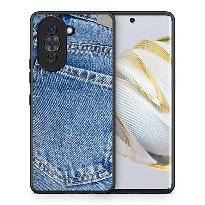 Θήκη Huawei Nova 10 Jeans Pocket από τη Smartfits με σχέδιο στο πίσω μέρος και μαύρο περίβλημα | Huawei Nova 10 Jeans Pocket case with colorful back and black bezels
