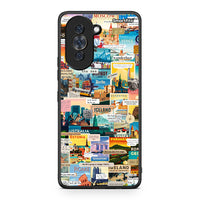 Thumbnail for Huawei Nova 10 Live To Travel θήκη από τη Smartfits με σχέδιο στο πίσω μέρος και μαύρο περίβλημα | Smartphone case with colorful back and black bezels by Smartfits