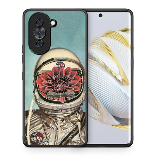 Θήκη Huawei Nova 10 Nasa Bloom από τη Smartfits με σχέδιο στο πίσω μέρος και μαύρο περίβλημα | Huawei Nova 10 Nasa Bloom case with colorful back and black bezels