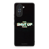 Thumbnail for Huawei Nova 10 OMG ShutUp θήκη από τη Smartfits με σχέδιο στο πίσω μέρος και μαύρο περίβλημα | Smartphone case with colorful back and black bezels by Smartfits