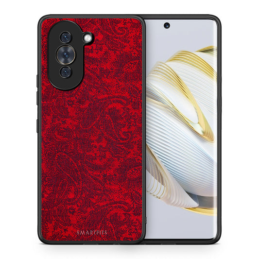 Θήκη Huawei Nova 10 Paisley Cashmere από τη Smartfits με σχέδιο στο πίσω μέρος και μαύρο περίβλημα | Huawei Nova 10 Paisley Cashmere case with colorful back and black bezels
