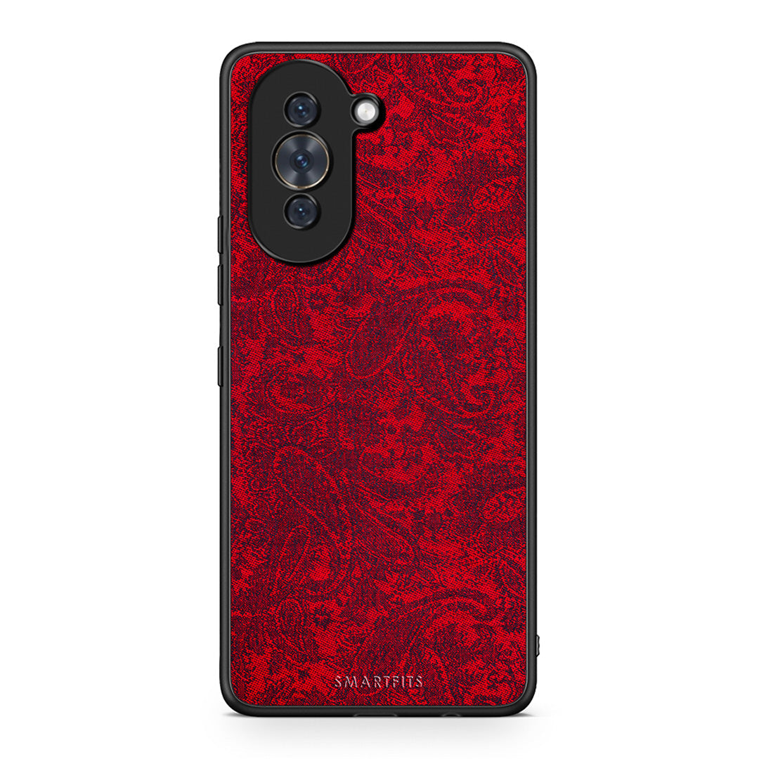 Huawei Nova 10 Paisley Cashmere θήκη από τη Smartfits με σχέδιο στο πίσω μέρος και μαύρο περίβλημα | Smartphone case with colorful back and black bezels by Smartfits