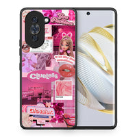 Thumbnail for Θήκη Αγίου Βαλεντίνου Huawei Nova 10 Pink Love από τη Smartfits με σχέδιο στο πίσω μέρος και μαύρο περίβλημα | Huawei Nova 10 Pink Love case with colorful back and black bezels