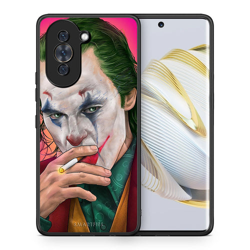 Θήκη Huawei Nova 10 JokesOnU PopArt από τη Smartfits με σχέδιο στο πίσω μέρος και μαύρο περίβλημα | Huawei Nova 10 JokesOnU PopArt case with colorful back and black bezels