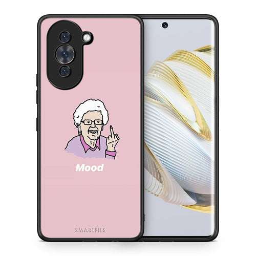 Θήκη Huawei Nova 10 Mood PopArt από τη Smartfits με σχέδιο στο πίσω μέρος και μαύρο περίβλημα | Huawei Nova 10 Mood PopArt case with colorful back and black bezels