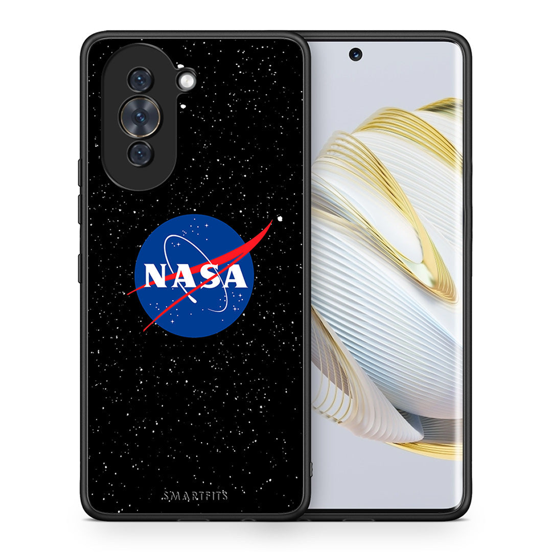 Θήκη Huawei Nova 10 NASA PopArt από τη Smartfits με σχέδιο στο πίσω μέρος και μαύρο περίβλημα | Huawei Nova 10 NASA PopArt case with colorful back and black bezels
