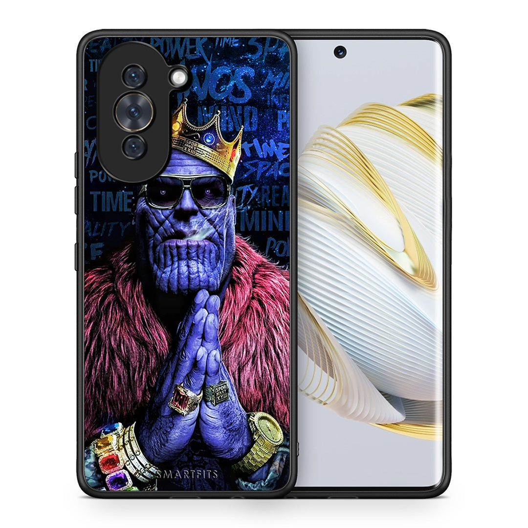 Θήκη Huawei Nova 10 Thanos PopArt από τη Smartfits με σχέδιο στο πίσω μέρος και μαύρο περίβλημα | Huawei Nova 10 Thanos PopArt case with colorful back and black bezels