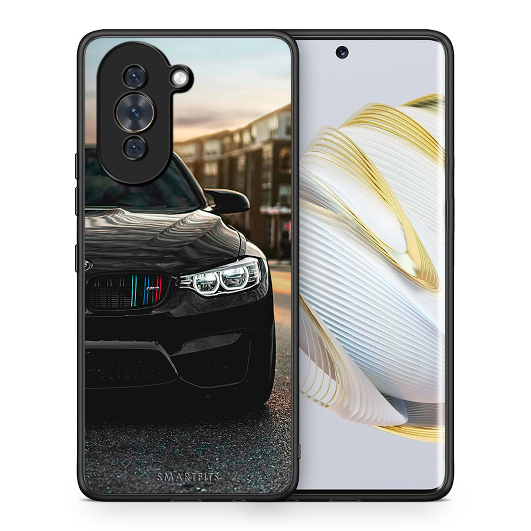 Θήκη Huawei Nova 10 M3 Racing από τη Smartfits με σχέδιο στο πίσω μέρος και μαύρο περίβλημα | Huawei Nova 10 M3 Racing case with colorful back and black bezels