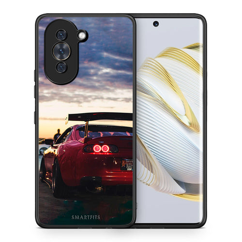 Θήκη Huawei Nova 10 Racing Supra από τη Smartfits με σχέδιο στο πίσω μέρος και μαύρο περίβλημα | Huawei Nova 10 Racing Supra case with colorful back and black bezels