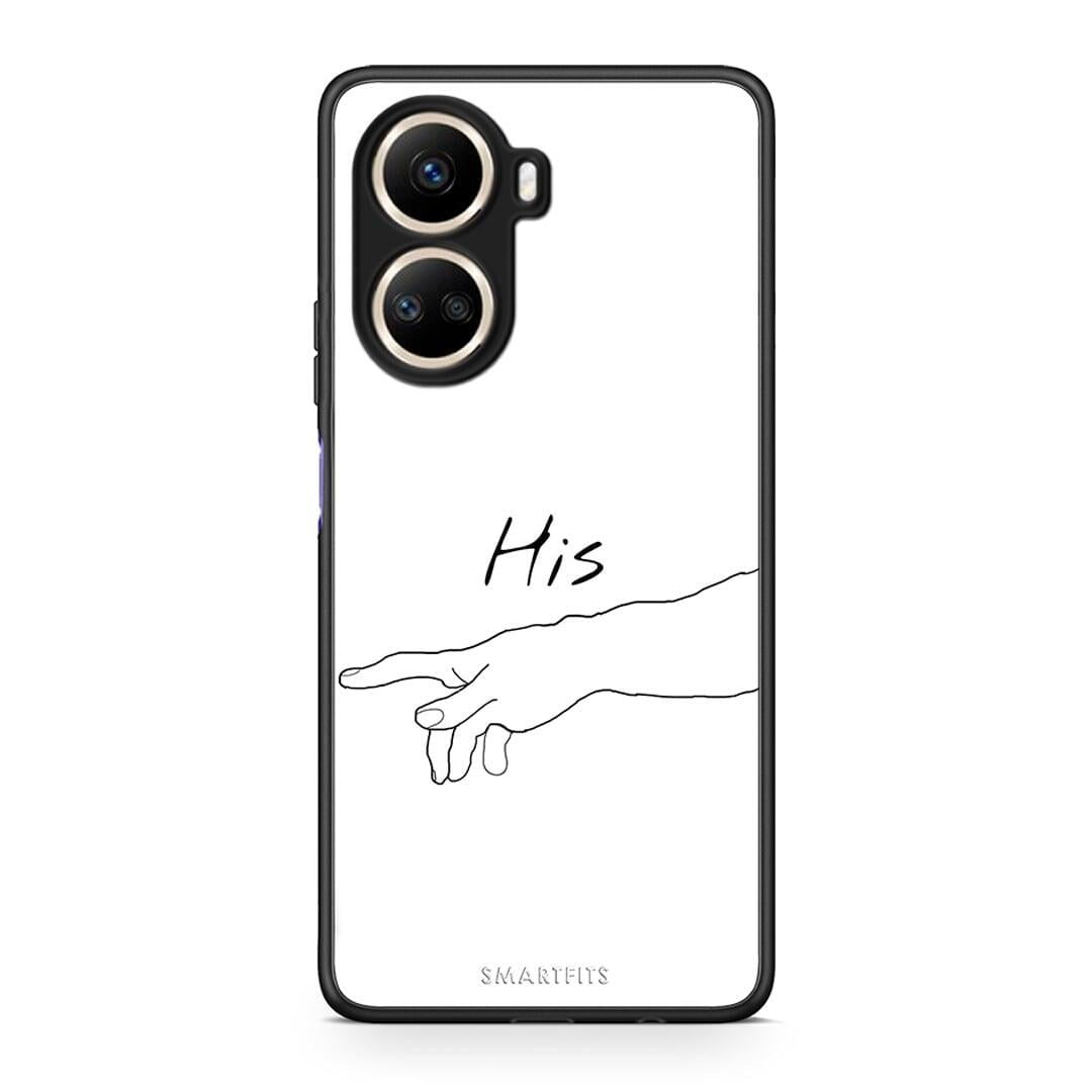 Θήκη Huawei Nova 10 SE Aesthetic Love 2 από τη Smartfits με σχέδιο στο πίσω μέρος και μαύρο περίβλημα | Huawei Nova 10 SE Aesthetic Love 2 Case with Colorful Back and Black Bezels