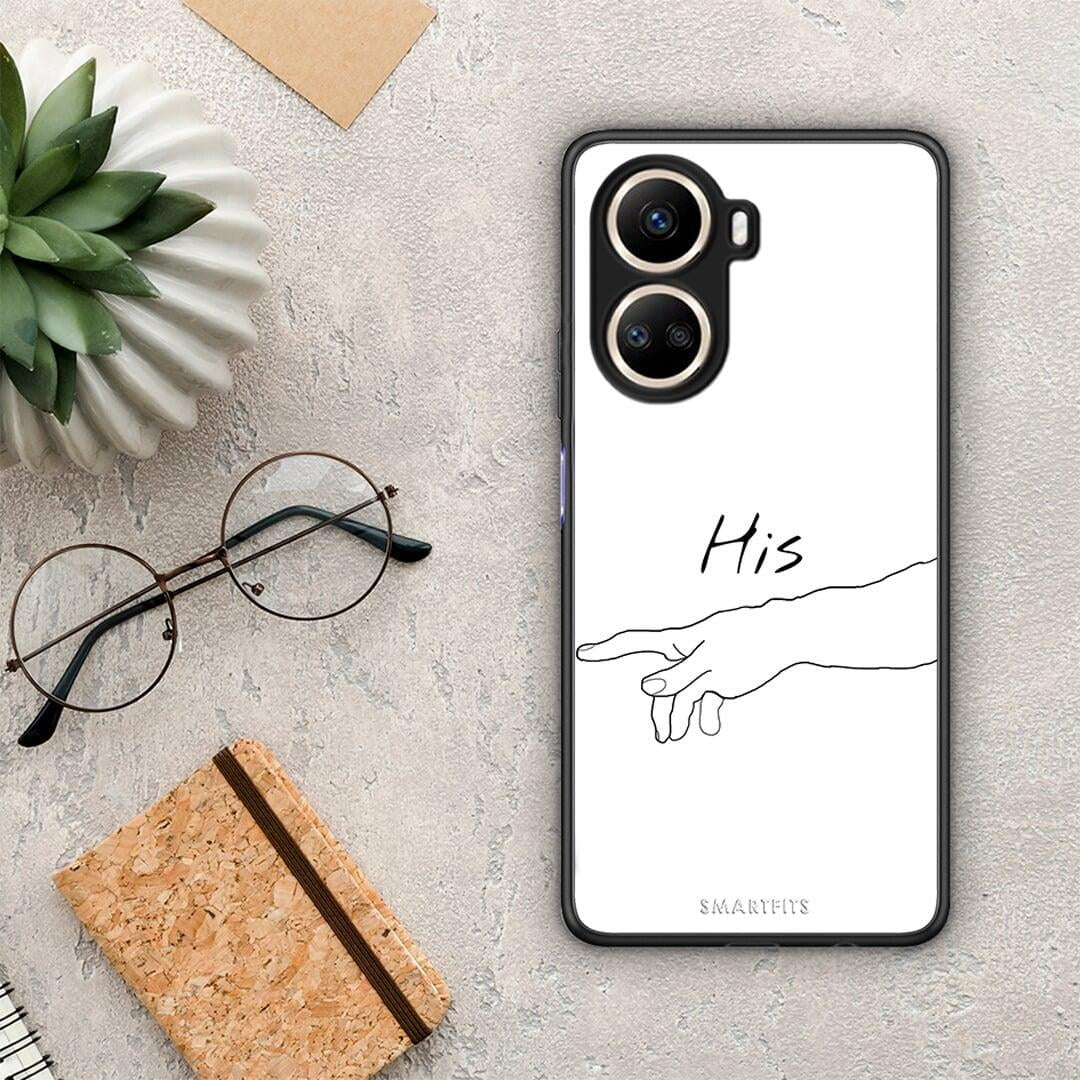 Θήκη Huawei Nova 10 SE Aesthetic Love 2 από τη Smartfits με σχέδιο στο πίσω μέρος και μαύρο περίβλημα | Huawei Nova 10 SE Aesthetic Love 2 Case with Colorful Back and Black Bezels