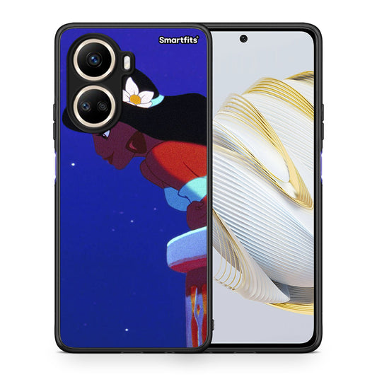 Θήκη Huawei Nova 10 SE Alladin And Jasmine Love 2 από τη Smartfits με σχέδιο στο πίσω μέρος και μαύρο περίβλημα | Huawei Nova 10 SE Alladin And Jasmine Love 2 Case with Colorful Back and Black Bezels