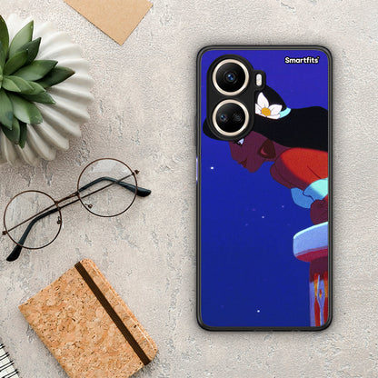 Θήκη Huawei Nova 10 SE Alladin And Jasmine Love 2 από τη Smartfits με σχέδιο στο πίσω μέρος και μαύρο περίβλημα | Huawei Nova 10 SE Alladin And Jasmine Love 2 Case with Colorful Back and Black Bezels