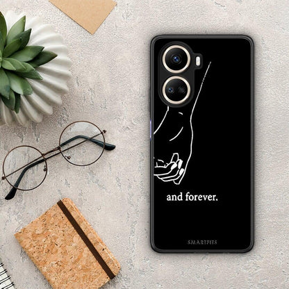 Θήκη Huawei Nova 10 SE Always & Forever 2 από τη Smartfits με σχέδιο στο πίσω μέρος και μαύρο περίβλημα | Huawei Nova 10 SE Always & Forever 2 Case with Colorful Back and Black Bezels