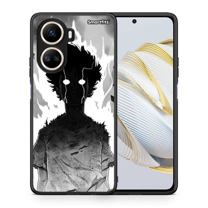 Θήκη Huawei Nova 10 SE Anime Boy από τη Smartfits με σχέδιο στο πίσω μέρος και μαύρο περίβλημα | Huawei Nova 10 SE Anime Boy Case with Colorful Back and Black Bezels