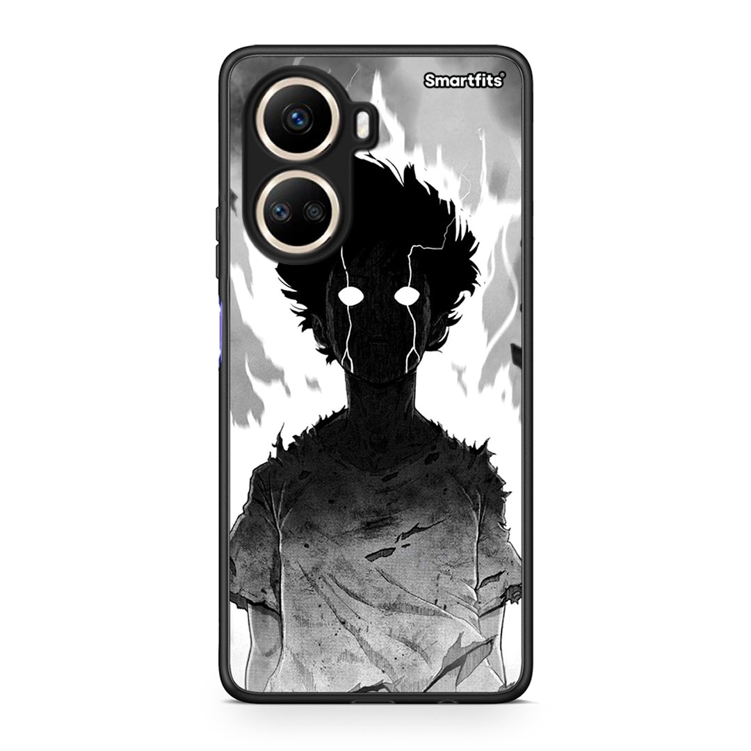 Θήκη Huawei Nova 10 SE Anime Boy από τη Smartfits με σχέδιο στο πίσω μέρος και μαύρο περίβλημα | Huawei Nova 10 SE Anime Boy Case with Colorful Back and Black Bezels