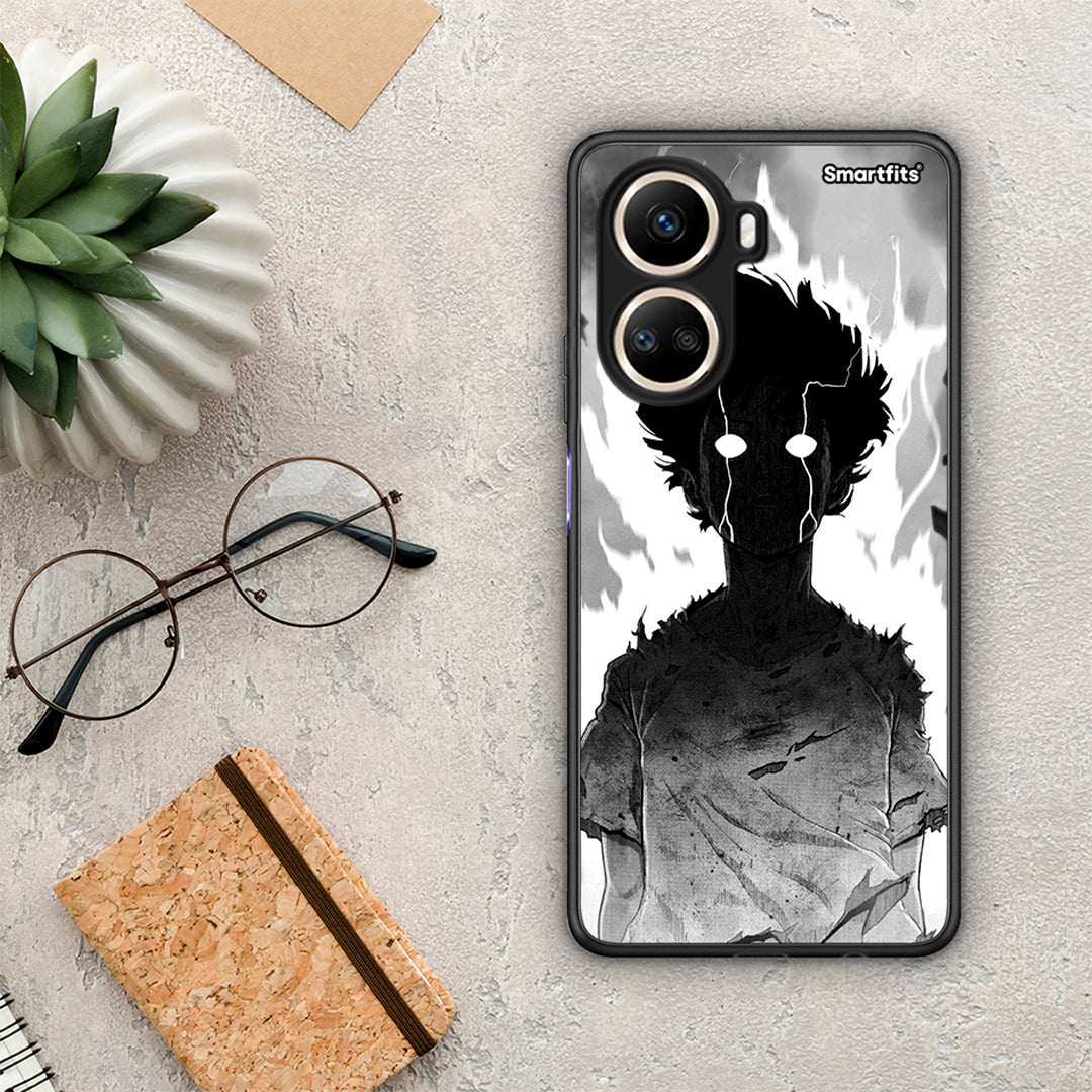 Θήκη Huawei Nova 10 SE Anime Boy από τη Smartfits με σχέδιο στο πίσω μέρος και μαύρο περίβλημα | Huawei Nova 10 SE Anime Boy Case with Colorful Back and Black Bezels