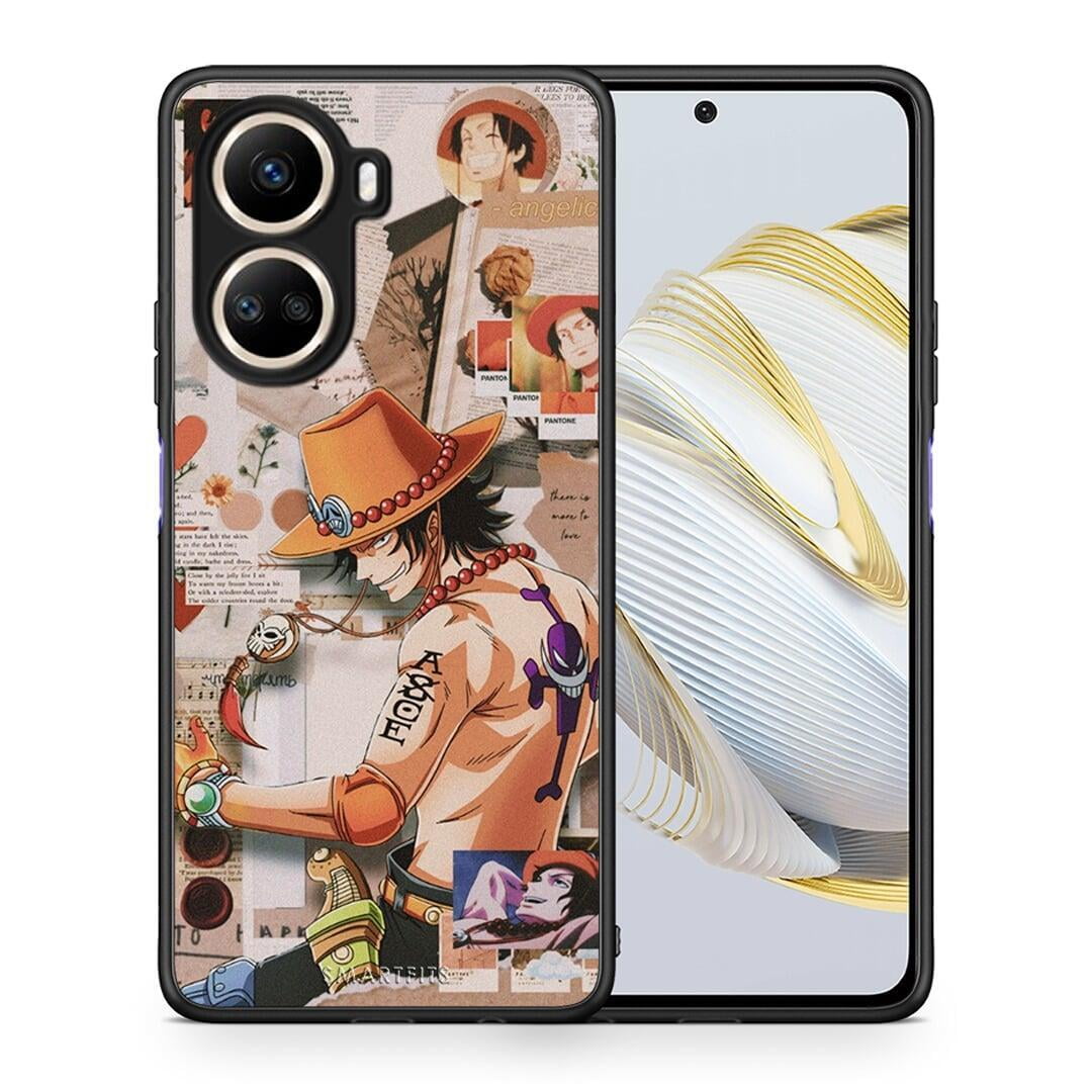 Θήκη Huawei Nova 10 SE Anime Collage από τη Smartfits με σχέδιο στο πίσω μέρος και μαύρο περίβλημα | Huawei Nova 10 SE Anime Collage Case with Colorful Back and Black Bezels