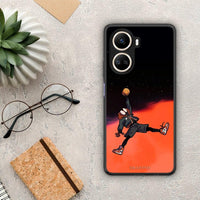 Thumbnail for Θήκη Huawei Nova 10 SE Basketball Hero από τη Smartfits με σχέδιο στο πίσω μέρος και μαύρο περίβλημα | Huawei Nova 10 SE Basketball Hero Case with Colorful Back and Black Bezels