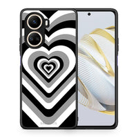 Thumbnail for Θήκη Huawei Nova 10 SE Black Hearts από τη Smartfits με σχέδιο στο πίσω μέρος και μαύρο περίβλημα | Huawei Nova 10 SE Black Hearts Case with Colorful Back and Black Bezels