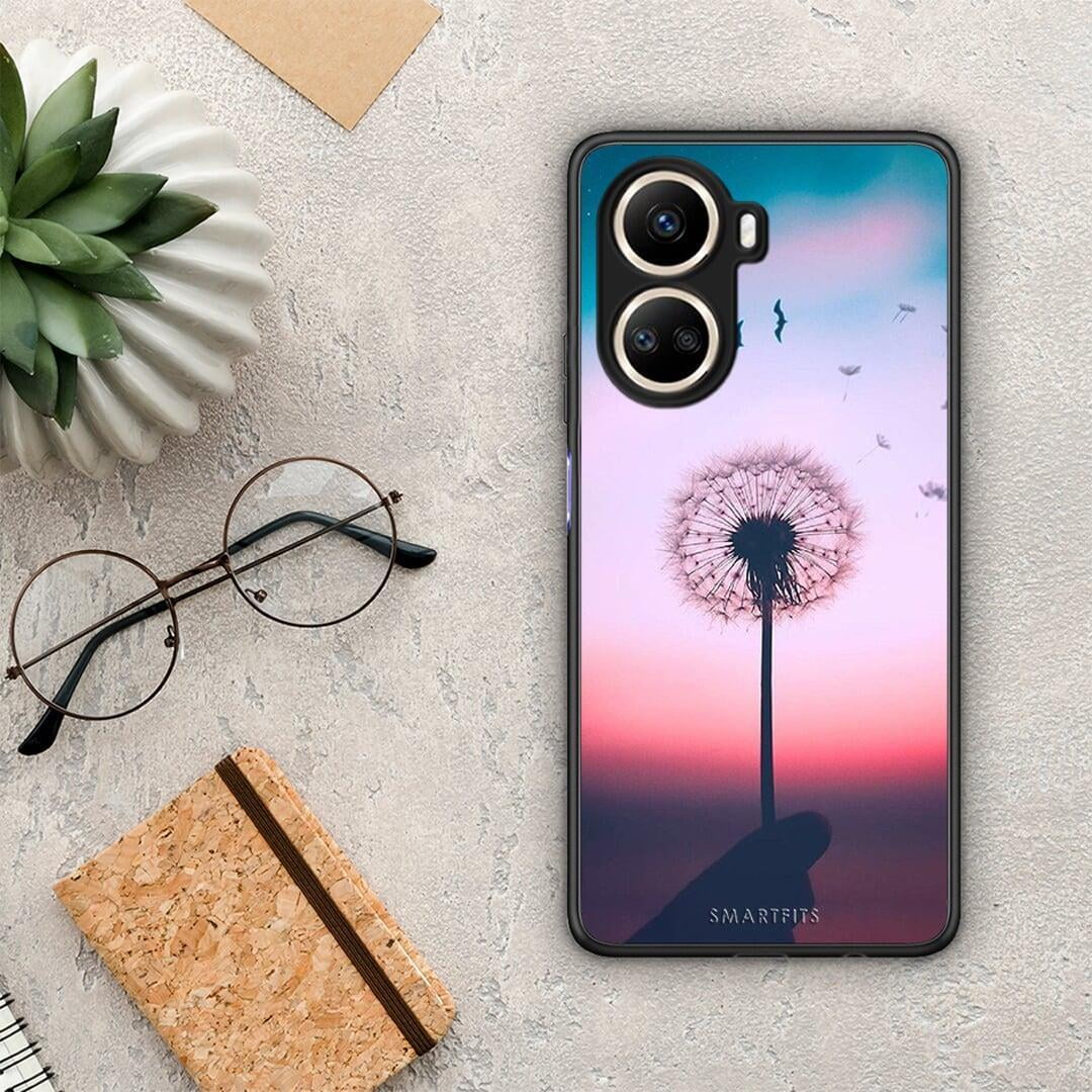 Θήκη Huawei Nova 10 SE Boho Wish από τη Smartfits με σχέδιο στο πίσω μέρος και μαύρο περίβλημα | Huawei Nova 10 SE Boho Wish Case with Colorful Back and Black Bezels