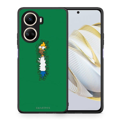 Θήκη Huawei Nova 10 SE Bush Man από τη Smartfits με σχέδιο στο πίσω μέρος και μαύρο περίβλημα | Huawei Nova 10 SE Bush Man Case with Colorful Back and Black Bezels
