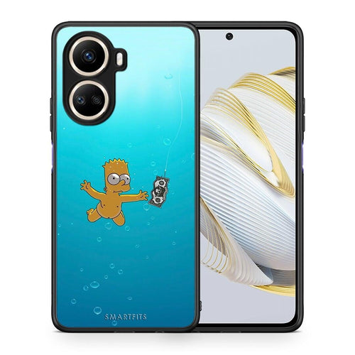 Θήκη Huawei Nova 10 SE Chasing Money από τη Smartfits με σχέδιο στο πίσω μέρος και μαύρο περίβλημα | Huawei Nova 10 SE Chasing Money Case with Colorful Back and Black Bezels