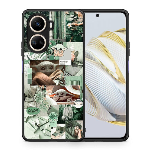 Θήκη Huawei Nova 10 SE Collage Dude από τη Smartfits με σχέδιο στο πίσω μέρος και μαύρο περίβλημα | Huawei Nova 10 SE Collage Dude Case with Colorful Back and Black Bezels