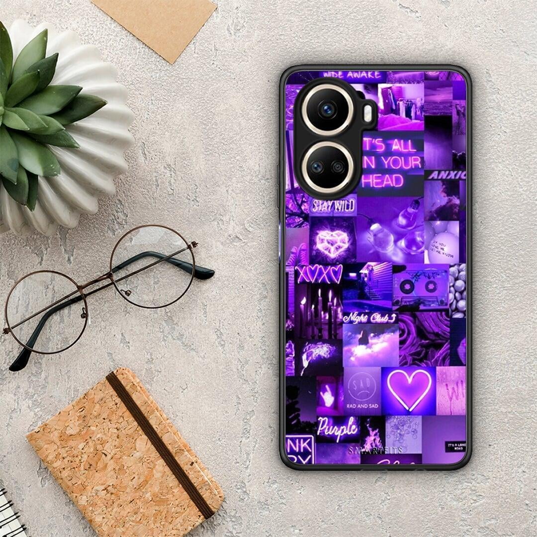 Θήκη Huawei Nova 10 SE Collage Stay Wild από τη Smartfits με σχέδιο στο πίσω μέρος και μαύρο περίβλημα | Huawei Nova 10 SE Collage Stay Wild Case with Colorful Back and Black Bezels