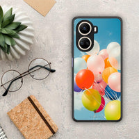 Thumbnail for Θήκη Huawei Nova 10 SE Colorful Balloons από τη Smartfits με σχέδιο στο πίσω μέρος και μαύρο περίβλημα | Huawei Nova 10 SE Colorful Balloons Case with Colorful Back and Black Bezels