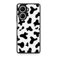 Thumbnail for Θήκη Huawei Nova 10 SE Cow Print από τη Smartfits με σχέδιο στο πίσω μέρος και μαύρο περίβλημα | Huawei Nova 10 SE Cow Print Case with Colorful Back and Black Bezels