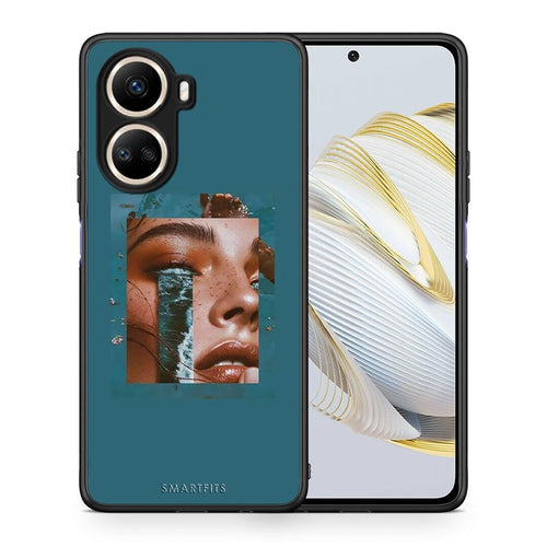 Θήκη Huawei Nova 10 SE Cry An Ocean από τη Smartfits με σχέδιο στο πίσω μέρος και μαύρο περίβλημα | Huawei Nova 10 SE Cry An Ocean Case with Colorful Back and Black Bezels