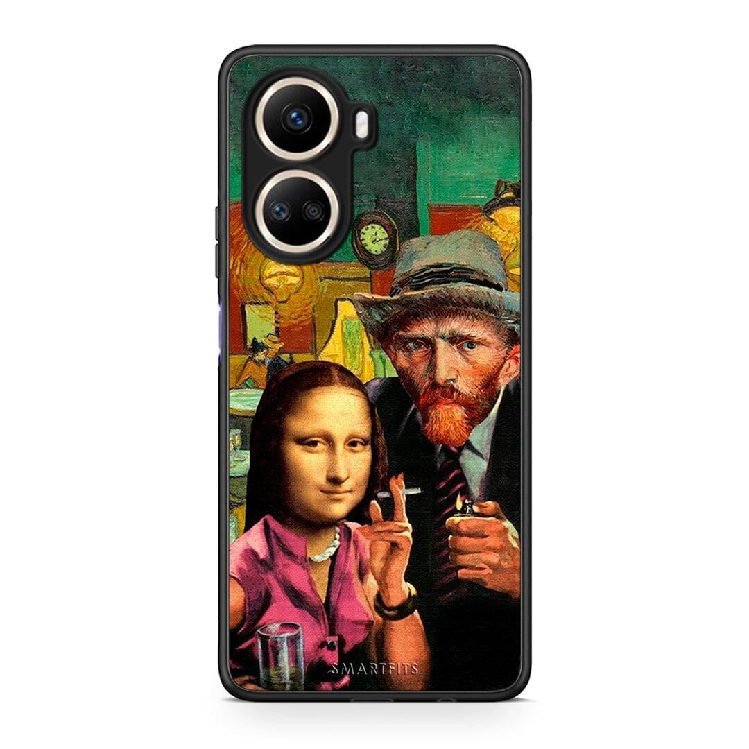Θήκη Huawei Nova 10 SE Funny Art από τη Smartfits με σχέδιο στο πίσω μέρος και μαύρο περίβλημα | Huawei Nova 10 SE Funny Art Case with Colorful Back and Black Bezels