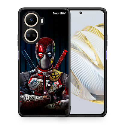 Θήκη Huawei Nova 10 SE Funny Guy από τη Smartfits με σχέδιο στο πίσω μέρος και μαύρο περίβλημα | Huawei Nova 10 SE Funny Guy Case with Colorful Back and Black Bezels