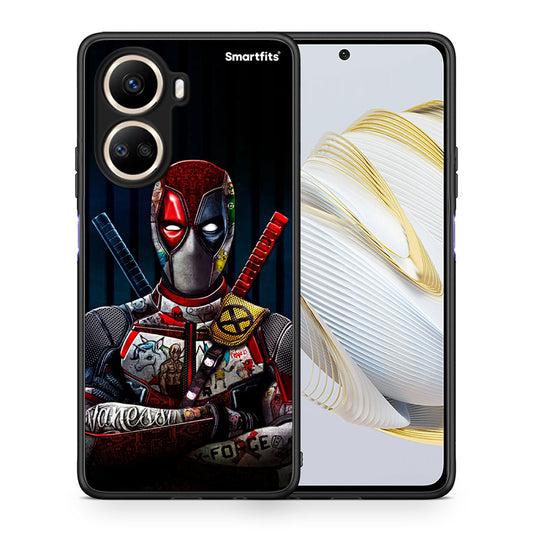 Θήκη Huawei Nova 10 SE Funny Guy από τη Smartfits με σχέδιο στο πίσω μέρος και μαύρο περίβλημα | Huawei Nova 10 SE Funny Guy Case with Colorful Back and Black Bezels