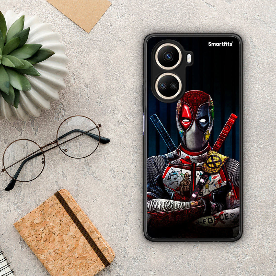Θήκη Huawei Nova 10 SE Funny Guy από τη Smartfits με σχέδιο στο πίσω μέρος και μαύρο περίβλημα | Huawei Nova 10 SE Funny Guy Case with Colorful Back and Black Bezels