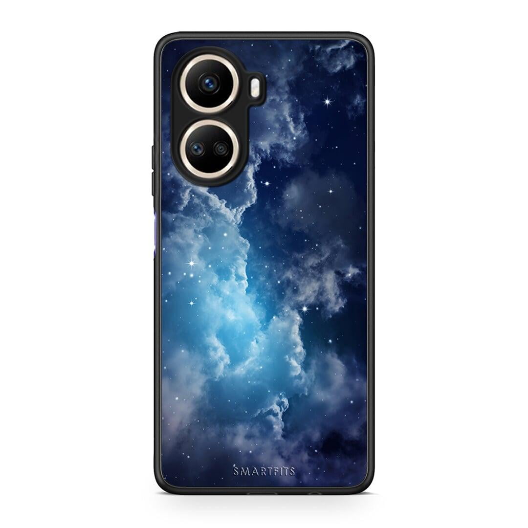 Θήκη Huawei Nova 10 SE Galactic Blue Sky από τη Smartfits με σχέδιο στο πίσω μέρος και μαύρο περίβλημα | Huawei Nova 10 SE Galactic Blue Sky Case with Colorful Back and Black Bezels
