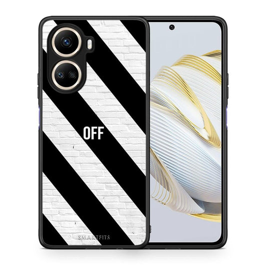 Θήκη Huawei Nova 10 SE Get Off από τη Smartfits με σχέδιο στο πίσω μέρος και μαύρο περίβλημα | Huawei Nova 10 SE Get Off Case with Colorful Back and Black Bezels