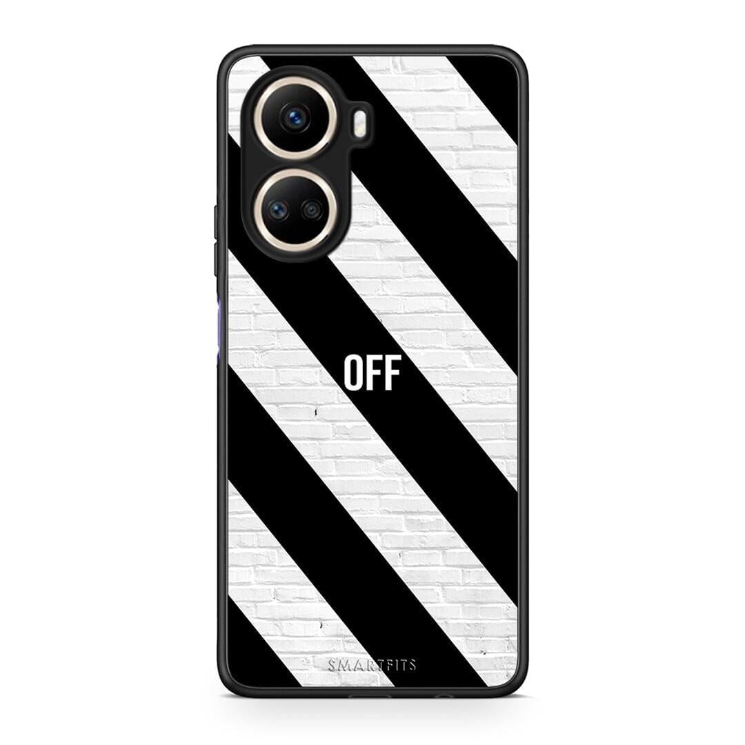 Θήκη Huawei Nova 10 SE Get Off από τη Smartfits με σχέδιο στο πίσω μέρος και μαύρο περίβλημα | Huawei Nova 10 SE Get Off Case with Colorful Back and Black Bezels