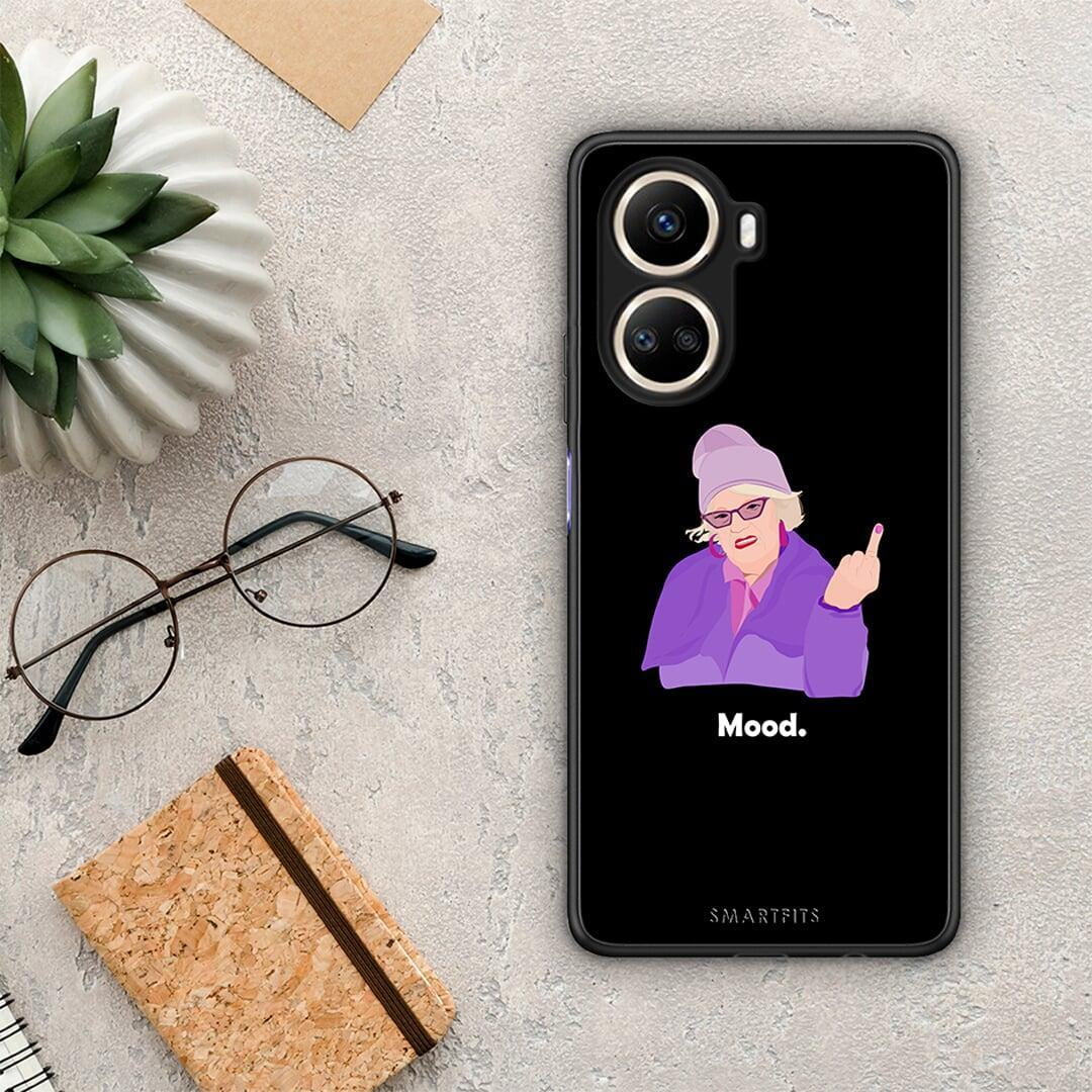 Θήκη Huawei Nova 10 SE Grandma Mood Black από τη Smartfits με σχέδιο στο πίσω μέρος και μαύρο περίβλημα | Huawei Nova 10 SE Grandma Mood Black Case with Colorful Back and Black Bezels