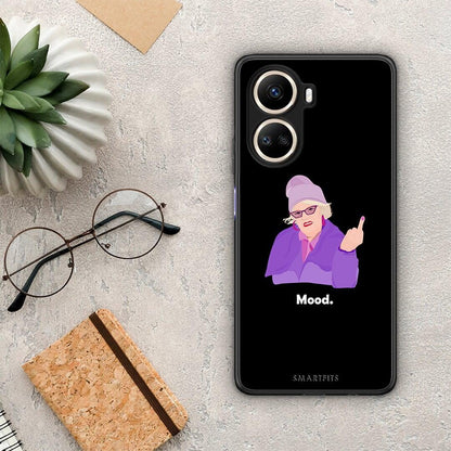 Θήκη Huawei Nova 10 SE Grandma Mood Black από τη Smartfits με σχέδιο στο πίσω μέρος και μαύρο περίβλημα | Huawei Nova 10 SE Grandma Mood Black Case with Colorful Back and Black Bezels