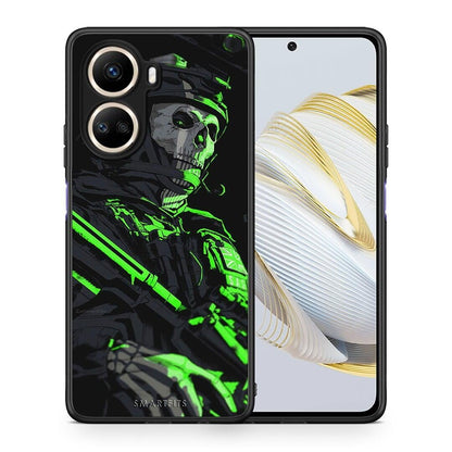 Θήκη Huawei Nova 10 SE Green Soldier από τη Smartfits με σχέδιο στο πίσω μέρος και μαύρο περίβλημα | Huawei Nova 10 SE Green Soldier Case with Colorful Back and Black Bezels