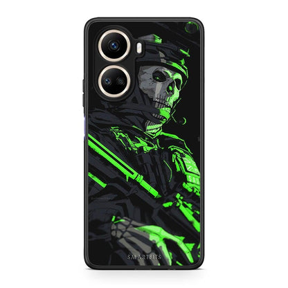 Θήκη Huawei Nova 10 SE Green Soldier από τη Smartfits με σχέδιο στο πίσω μέρος και μαύρο περίβλημα | Huawei Nova 10 SE Green Soldier Case with Colorful Back and Black Bezels