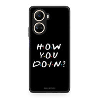 Thumbnail for Θήκη Huawei Nova 10 SE How You Doin από τη Smartfits με σχέδιο στο πίσω μέρος και μαύρο περίβλημα | Huawei Nova 10 SE How You Doin Case with Colorful Back and Black Bezels