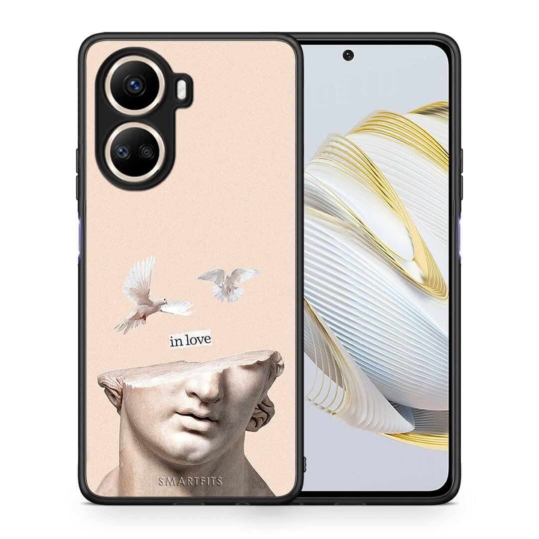 Θήκη Huawei Nova 10 SE In Love από τη Smartfits με σχέδιο στο πίσω μέρος και μαύρο περίβλημα | Huawei Nova 10 SE In Love Case with Colorful Back and Black Bezels