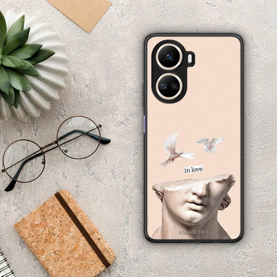 Θήκη Huawei Nova 10 SE In Love από τη Smartfits με σχέδιο στο πίσω μέρος και μαύρο περίβλημα | Huawei Nova 10 SE In Love Case with Colorful Back and Black Bezels