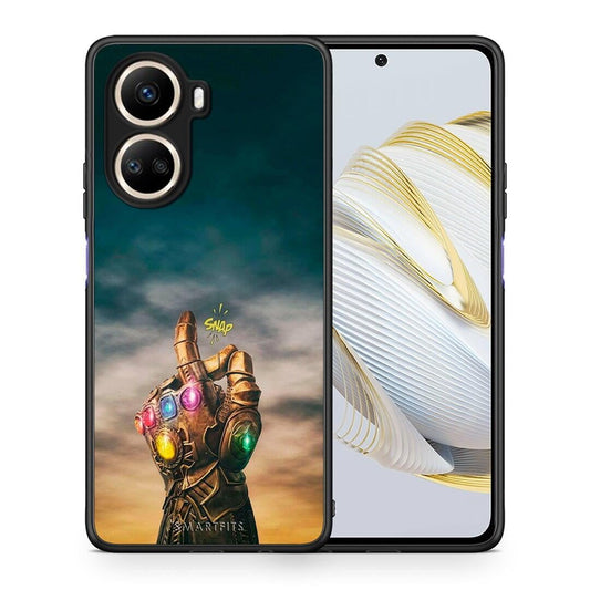 Θήκη Huawei Nova 10 SE Infinity Snap από τη Smartfits με σχέδιο στο πίσω μέρος και μαύρο περίβλημα | Huawei Nova 10 SE Infinity Snap Case with Colorful Back and Black Bezels