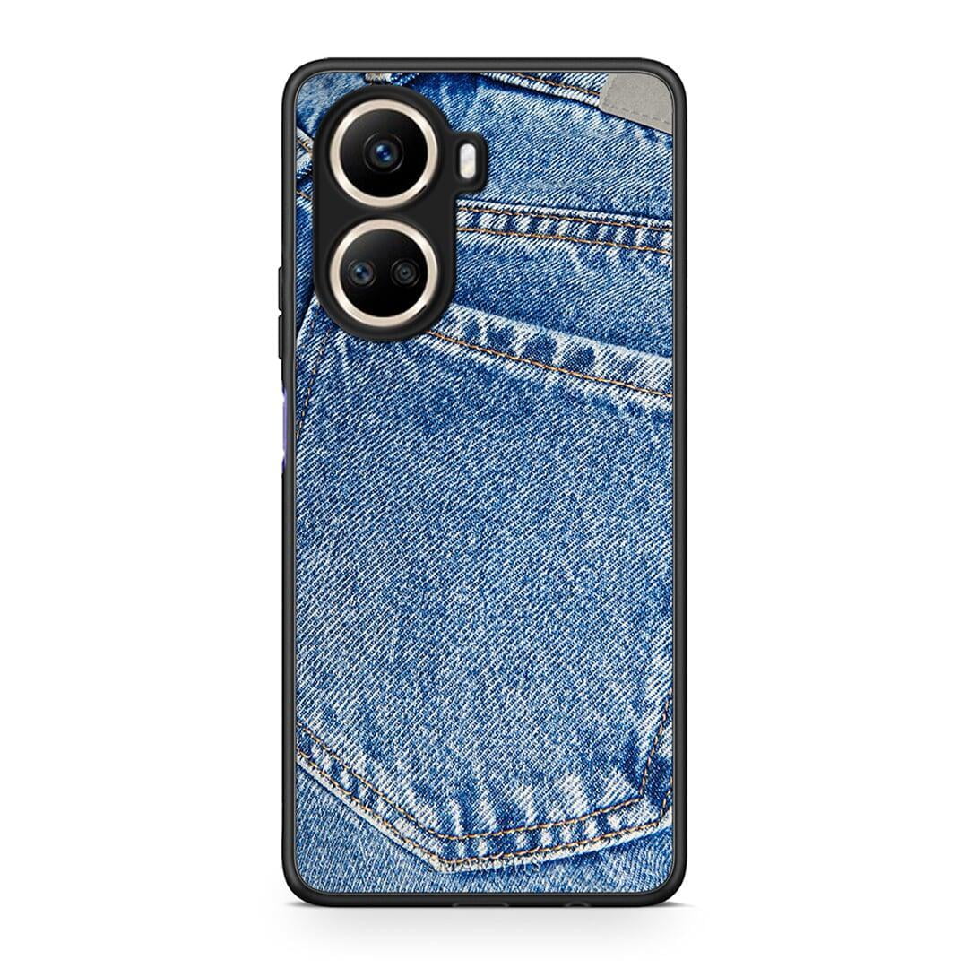 Θήκη Huawei Nova 10 SE Jeans Pocket από τη Smartfits με σχέδιο στο πίσω μέρος και μαύρο περίβλημα | Huawei Nova 10 SE Jeans Pocket Case with Colorful Back and Black Bezels